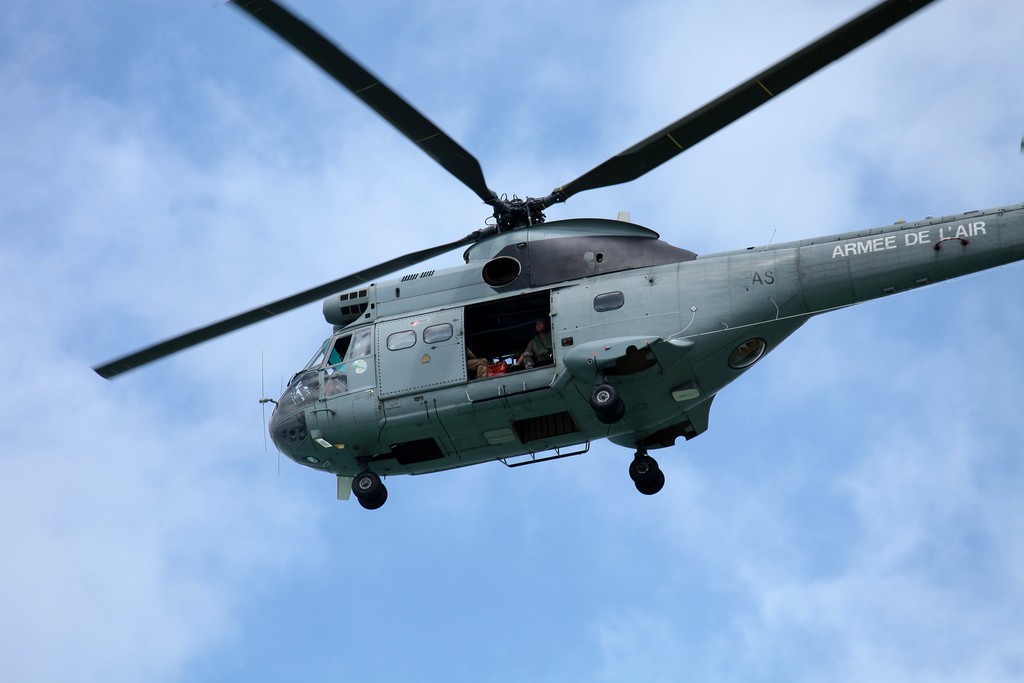 Puma SA.330 armée de l'air immatriculation AS BA186 la Tontouta Nouvelle-Calédonie