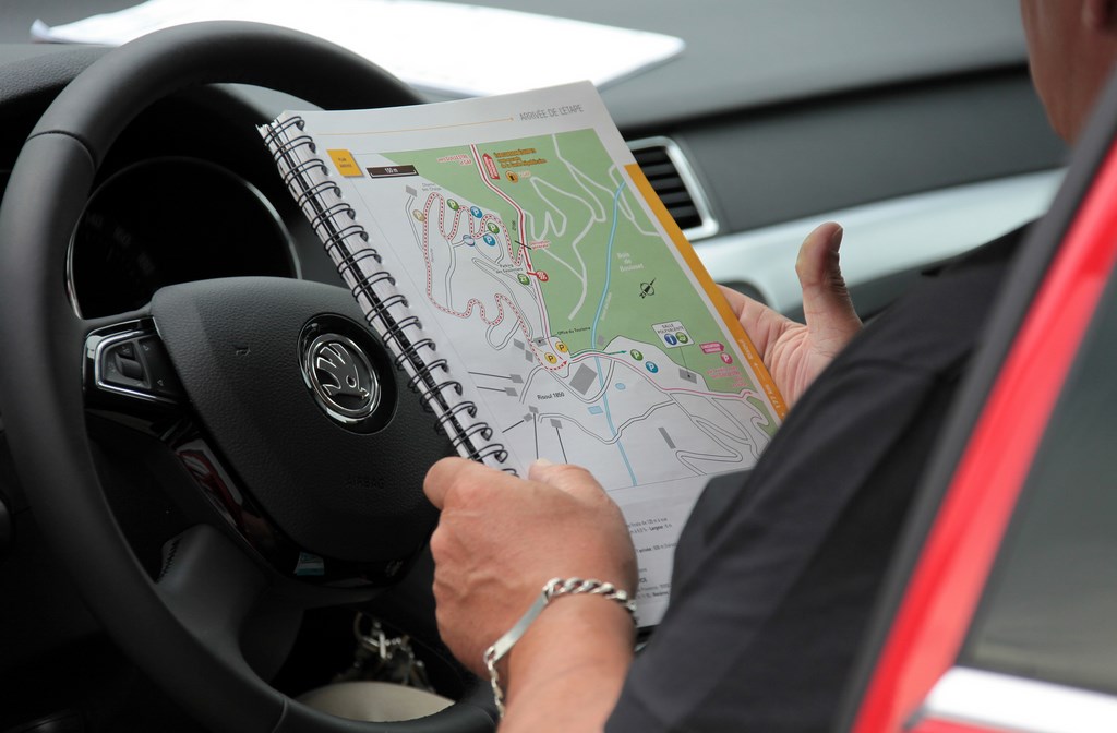 Road Book arrivée de l'étape à Risoul organisation Tour de France Cycliste