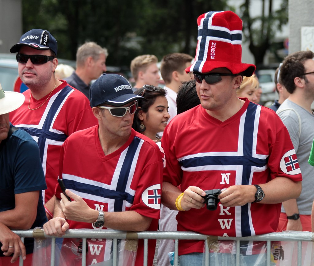 Tour de France 2014 supporter Norvegien 