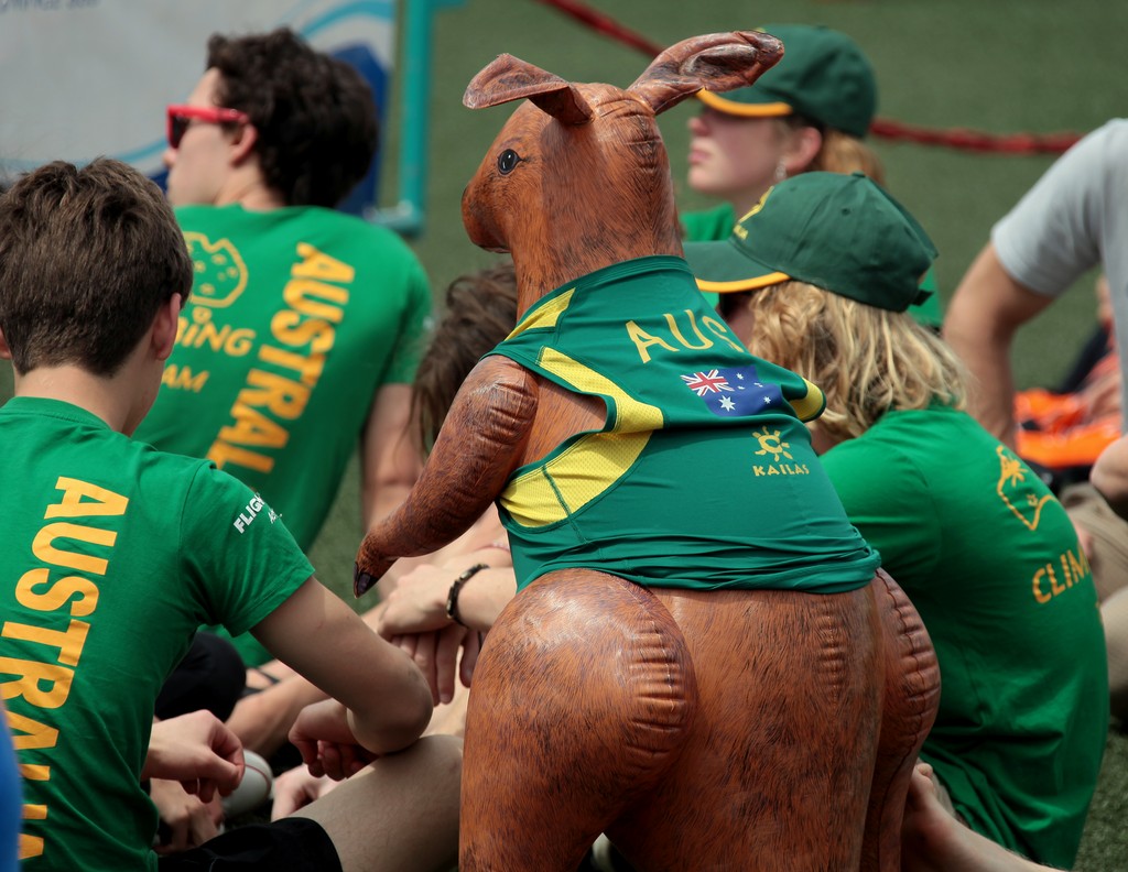 Australian team Mascot IFSC world youth championships lead and speed Climbing Noumea 2014 New Caledonia