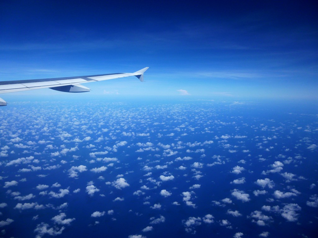 Nuages au dessus de la mer de Corail Nouvelle-Calédonie