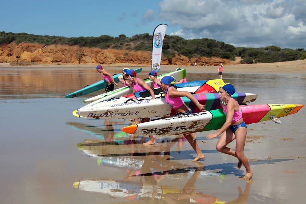 Torquay Beach Paddleboarding competition Australia