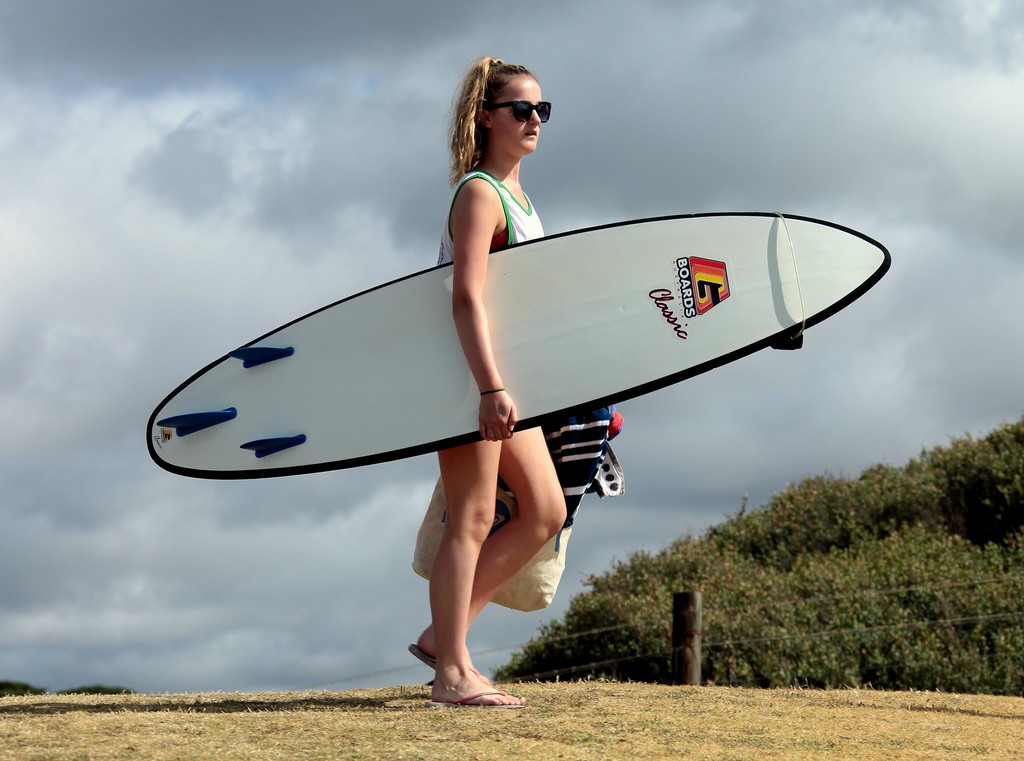 Sexy Surf girl Torquay Beach Victoria Australia