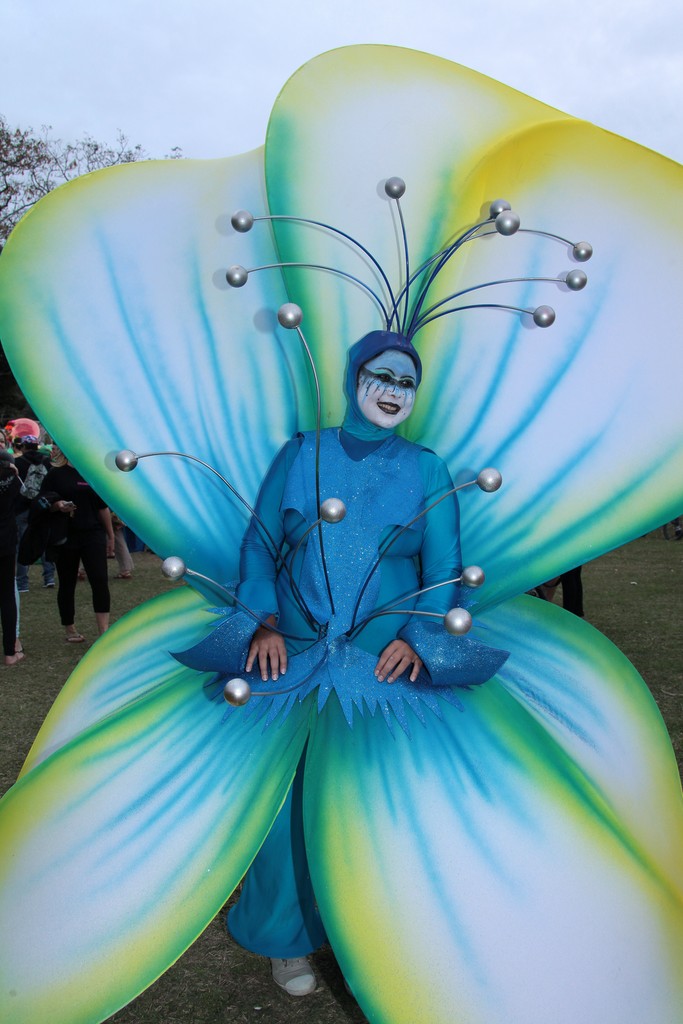 Fleur bleue Carnaval de Nouméa 2015 Nouvelle-Calédonie