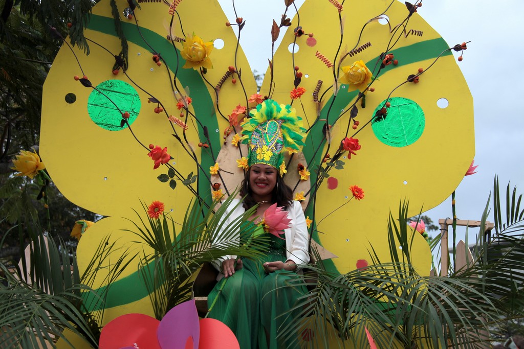 Reine des fleurs Carnaval de Nouméa 2015 Nouvelle-Calédonie