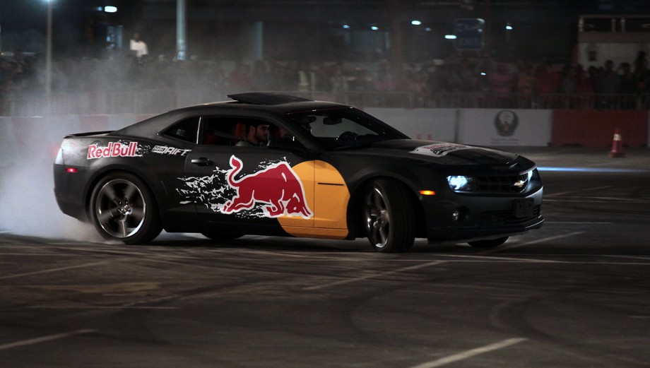 Chevrolet Camaro sports car Red Bull Car Park Drift Abu Dhabi competiton