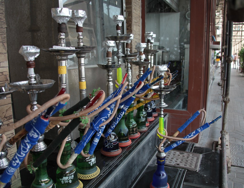 Traditionnal Shisha Dubai Deira old Souk United Arab Emirates