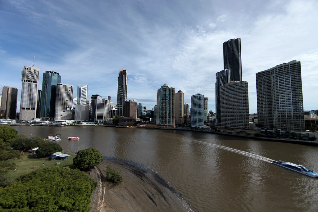 Brisbane État du Queensland Australie fleuve centre ville