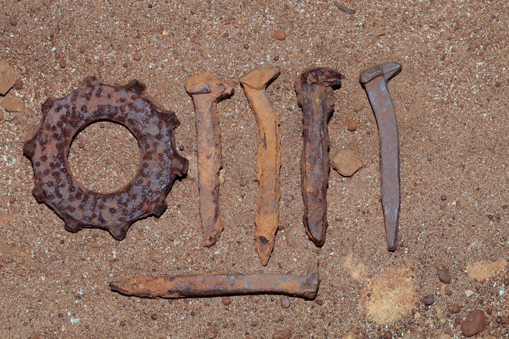 Mine nickel Nouvelle-Calédonie clou rouillé