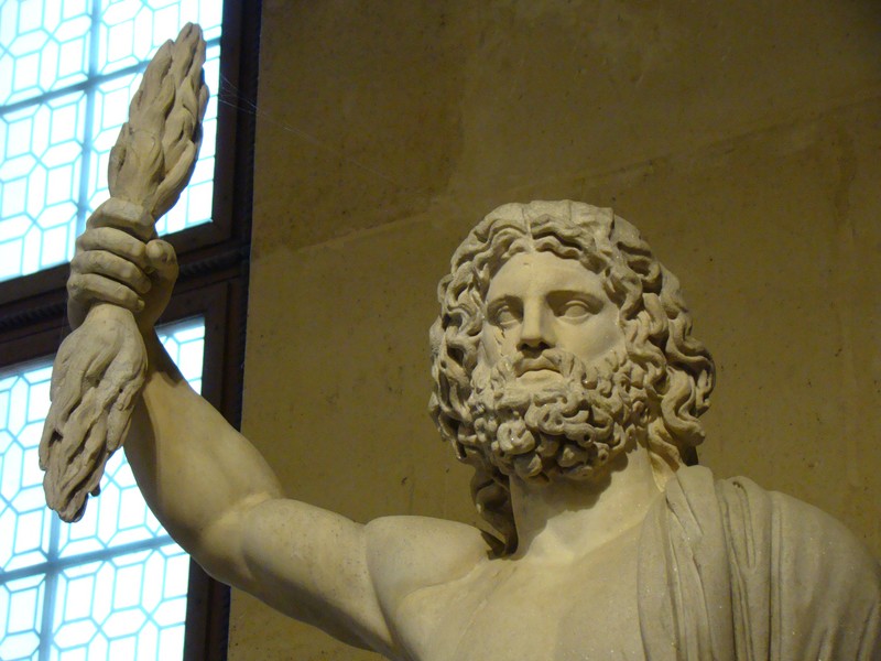 Musée du louvre Paris France statue divinité masculine dite Jupiter de Smyrne