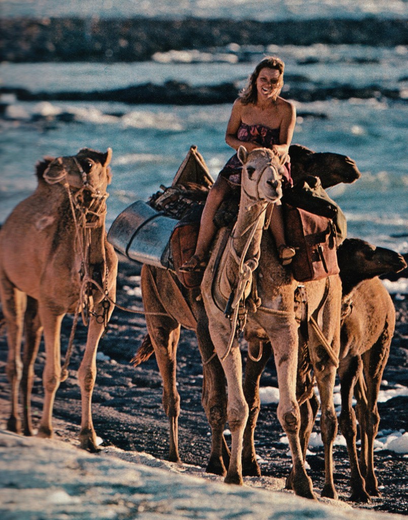 National Geographic May 1978 camel young woman journey across Australia Robyn Davidson