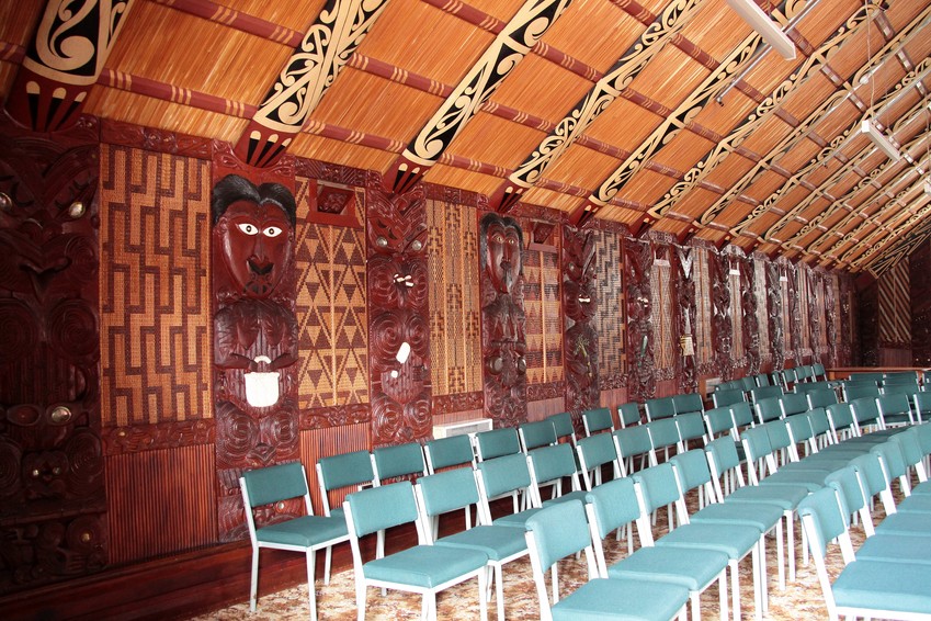 inside the maori meeting room new zealand