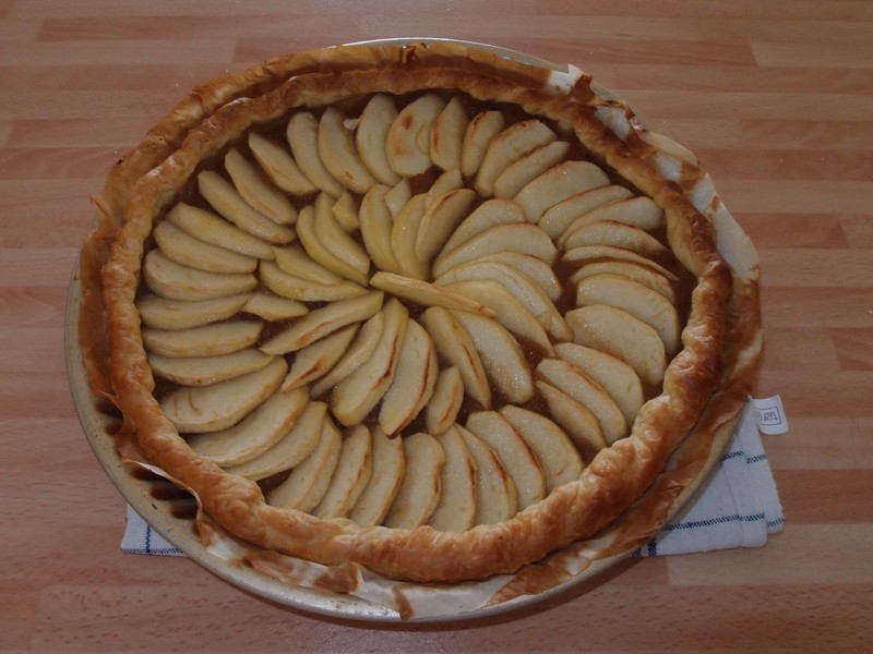 Tarte aux pommes à la Richard cuisine facile pour célibataire french cook French apple pie delicious