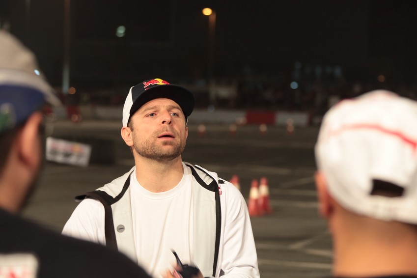 Abdo Feghali Abu Dhabi car park drift Red Bull