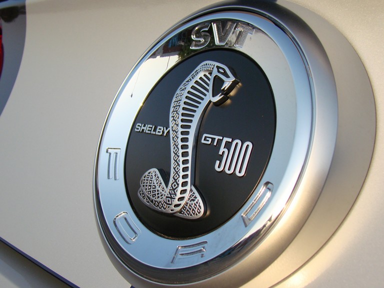 Voiture mustang shelby logo cobra GT500 V8 légende américaine photographie