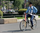Kōban cop on bike Tokyo Japan police officers Security Public Safety