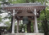 Copper bell Genyuin Mausoleum Shogun Tokugawa Ietsuna Kan'ei-ji temple Tokyo Japan 東叡山寛永寺円頓院