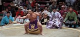 Yumitori-shiki 弓取式 Bow Twirling Ceremony Sumo Bout Tokyo Japan