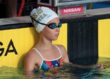 Meeting Qantas Piscine CNC Nouméa Nouvelle-Calédonie Swoof maillot et bonnet de bain lunette