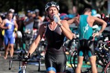 Triathlon de Nouméa 2014 cycliste au départ