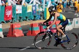 Triathlon 2014 Noumea International bike run woman