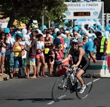 Triathlon 2014 Noumea International bike run woman
