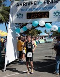 Finish line Oshima Japan Triathlon International Noumea 2014
