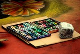 Boite de craies d'art pour artiste Pastels sont des bâtonnets de couleur utilisés en dessin et peinture