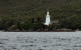 Bonnet Island Lighthouse Hells gate Tasmania Gordon river from Strahan Australia