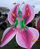 Costume en forme de fleur Carnaval de Nouméa Nouvelle-Calédonie