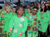 Robe verte Carnaval de Nouméa 2015 Nouvelle-Calédonie