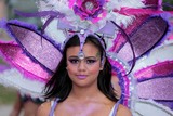 Jeune fille brune Carnaval de Nouméa 2015 Nouvelle-Calédonie