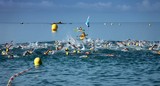 Départ de l'Anse Vata Natation Triathlon international Nouméa Nouvelle-Calédonie