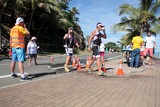 Ravitaillement boisson Triathlon international Nouméa Nouvelle-Calédonie