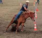 Pole Bending Slalom horse Foire de Koumac et du Nord 2016 Nouvelle-Calédonie