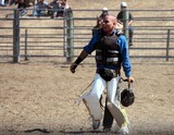 Bull Rider dans l'arène Foire de Koumac et du Nord 2016 Nouvelle-Calédonie