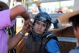 Femme Rodéo Foire de Koumac et du Nord 2016 Nouvelle-Calédonie