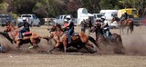 Chevaux de stock Course à plat Foire Agricole de Koumac et du Nord Nouvelle-Calédonie