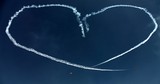 BALTIC BEES JET TEAM Heart in the sky fly for st valentine day i love you air company al ain air show