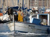 Bateau de pêche Vieux port Marseille Franc