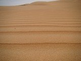 Desert abu dhabi - UAE - Sculture du sable par le vent du désert