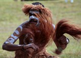 Danse tribale Kanak Foire de Thio 2013 Ville côte ouest Nouvelle-Calédonie