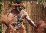 tribal dancer New Caledonia paint body