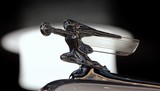 Packard Goddess of Speed automobile hood ornament 120 coupe business nike swoosh