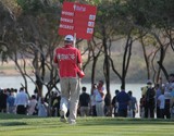 Golf Player Woods, Donald, McIlroy Abu Dhabi Golf club international events United Arab Emirates