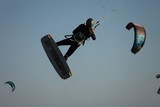 Kite in the sky kitesurf Noumea New Caledonia jump big air