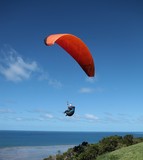 Parapente monoplace vol au dessus du lagon Calédonien Site du Ouen Toro Nouvelle-Calédonie