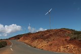 Eolienne Nouvelle-Calédonie Province Sud électricite avec du vent produire courant protection environnement Col de Prony