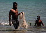 Fisherman New Caledonia fishnet epervier