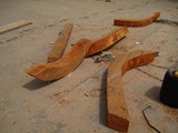 pieces de bois - reparation dhow - dibba - Oman